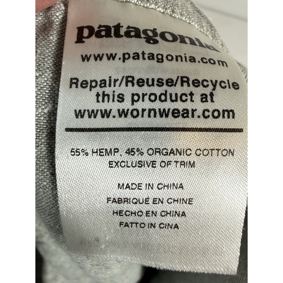 Patagonia Shorts Men's 36 All Wear Hemp Organic Cotton Chino - Picture 6 of 9